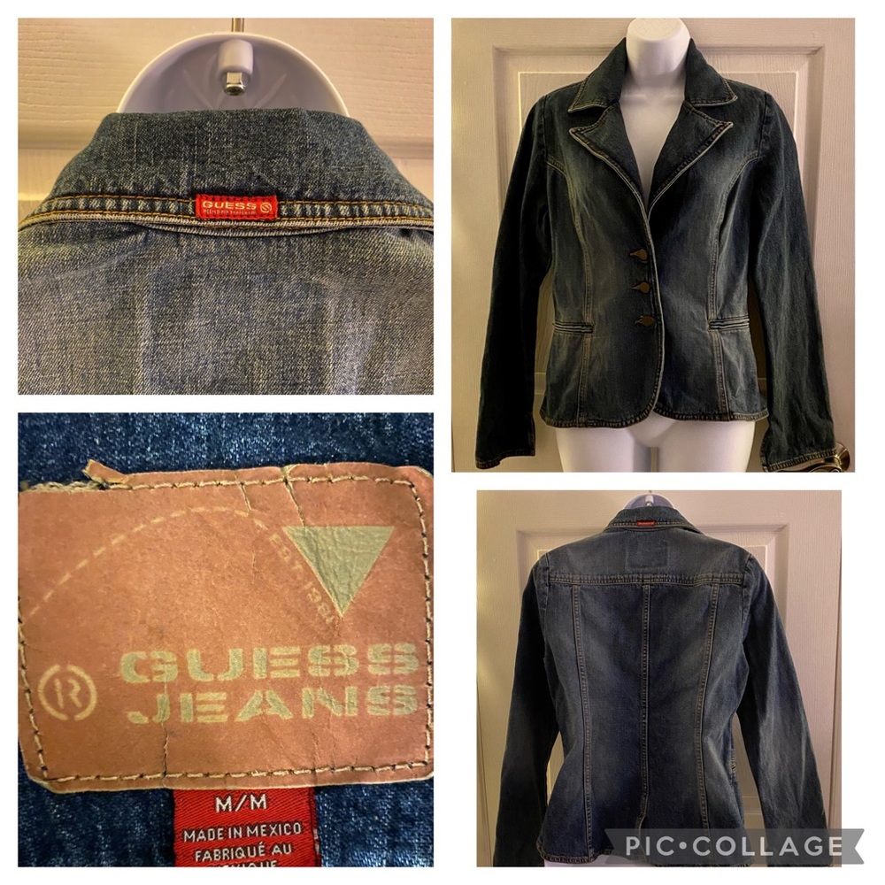 Guess Jeans Women’s Denim Blazer Jacket